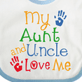 thumbnail image 4 of Inktastic My Aunt and Uncle Love Me Boys or Girls Baby Bib, 4 of 4