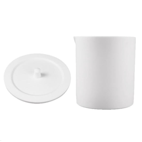 Shatterproof Polytetrafluoroethylene Beaker Measuring Cup With Cover For Laboratory Science Experiments Kitchen Cooking
