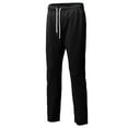 thumbnail image 2 of H2H Men's Casual Trousers Comfortable Fit Drawstring Beach Elastic Waist Straight Sport Pants (CMBLP087), 2 of 6