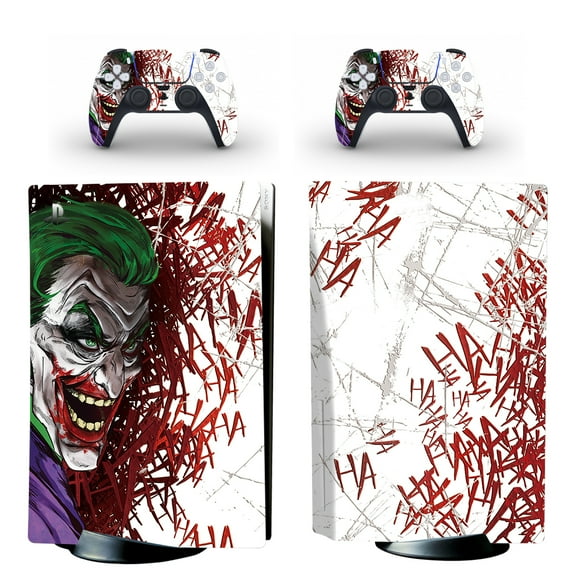 Full Body Vinyl Skin Stickers for PS5 Disc Edition Console and Controllers