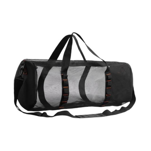 Bolsa de lona de malla, bolsa de playa de malla, de hombro transpirable de gran capacidad, bolso de entrenamiento, deportes acuáticos, natación y