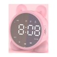 thumbnail image 1 of Bonito reloj despertador con altavoz Bluetooth para niños, reloj despertador para dormir junto a la cama, reloj electrónico para dormitorio de niños, reloj despertador con repetición, 1 of 5