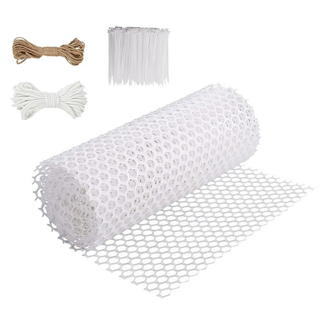 Shisuyan 1 Ensemble de Filet de Jardin Filet pour Perche de Mousse Filet Filet de Support pour Plantes Filet pour Vignes Filet de Jardin Portable