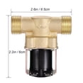 thumbnail image 2 of 1Set Golden Brass Valve for Energy Saving Air Conditioning and Prevent Dry Burning, 2 of 8