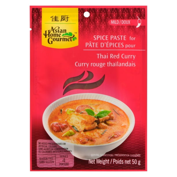 EXOTIC FOOD - Pâte de curry rouge - (PETIT D'ASIE / PETIT TANG)