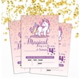 thumbnail image 2 of Darling Souvenir Pink Birthday Invitation Card Printable Fill or Write In Blank Invites Party Supplies Pack Of 28 5 x 7 Inches, 2 of 5