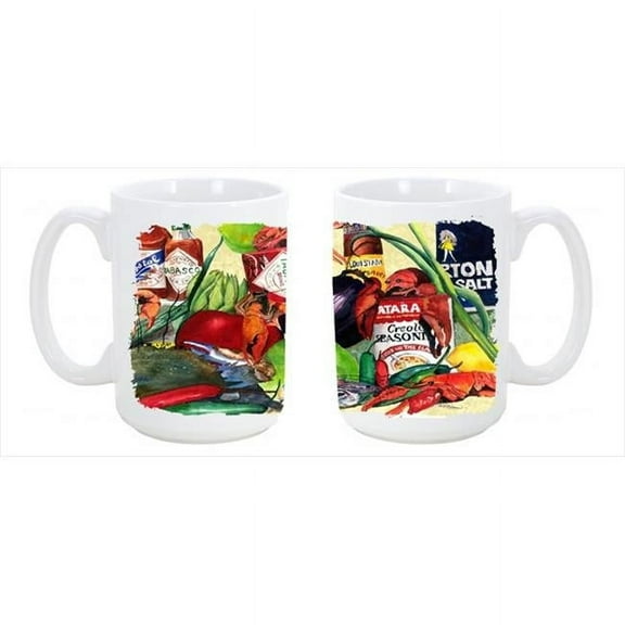 Spices and Crawfish Dishwasher Safe Microwavable Ceramic Coffee Mug