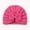 Hot Pink, variant on Baby Nylon Big Bow Turban Hats Toddler Baby Boys Girls Knitted Cap Beaniess Solid Cotton Bowknot Elastics Turban Hat