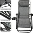 Devoko 2 PCS Zero Gravity Chair Outdoor Lounge Patio Chair Camp