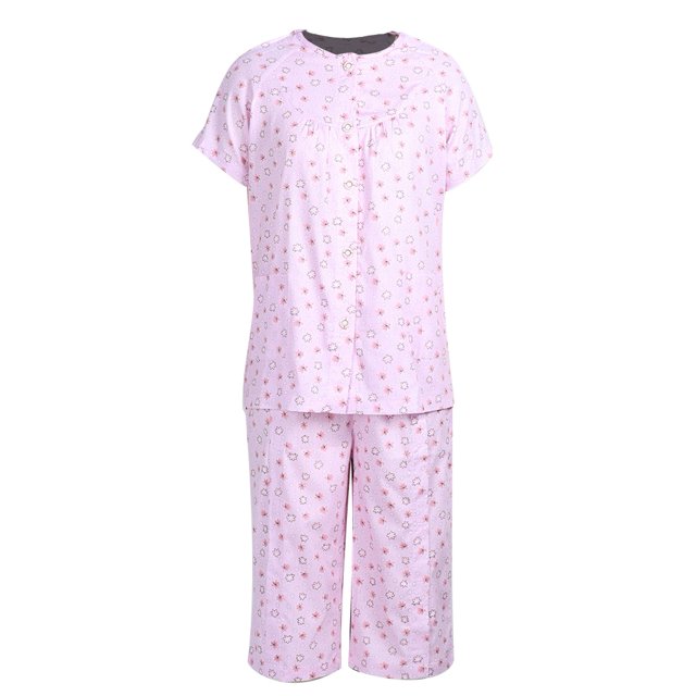 Ropa de Enfermería para Incontinencia de Verano para Adultos Conveniente para Quitar el Traje de Enfermería Rosa XL