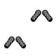 thumbnail image 1 of Jumpingount 1 par de calcetines de Yoga diseño Simple Color sólido calcetines cortos ejercicio Fitness verano primavera calcetería accesorio de Negro 2piezas, 1 of 6