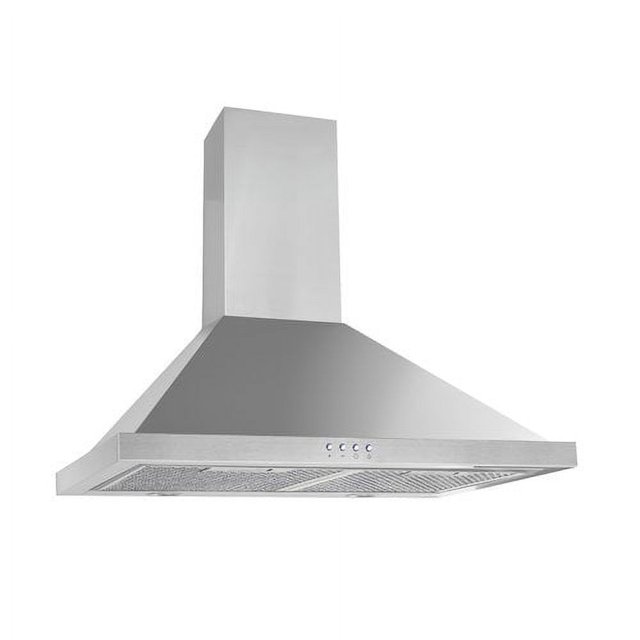 Ancona Casetta Hotte de Cuisine Convertible 24” Argent