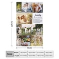 thumbnail image 4 of Aperturee Personalized Family Love Stitched Photos Blanket, 4 of 6