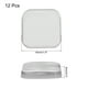 thumbnail image 2 of Uxcell 12 piezas de topes de puerta protectores de pared silenciosos 1.6" autoadhesivos reutilizables de goma clara, cuadrados, 2 of 5