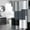 Grey, variant on Black and White Shower Curtain Mordern Geometric Gray Shower Curtains for Bathroom 72 x 72 Inches