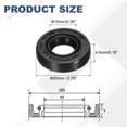 thumbnail image 2 of 2Pack Oil Seal, 10x20x4.5mm TC Nitrile Rubber Double Lip Cover with Hook Kit, 2 of 7