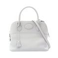 thumbnail image 1 of Pre-Owned Hermes Hermès Bolide 31 handbag in Taurillon Clemence leather, blue. (Good), 1 of 10