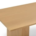 thumbnail image 3 of TOV Furniture Chelsea Natural Oak Wood 79 inch Rectangular Dining Table, 3 of 6