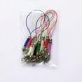 thumbnail image 5 of 10pcs Colorful Cell Phone Strap Cell Phone Chain Phone Strap Lariat Lanyard Cord with Lobster Clasp White, 5 of 8