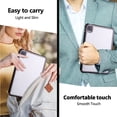 thumbnail image 3 of Allytechgroup Clear Case for iPad mini 5/mini 4, Slim Lightweight Hard PC Case Anti Yellowing Full Body Protection Shockproof and Anti-Scratch for iPad Mini 4/5 7.9 Inch, Black, 3 of 7