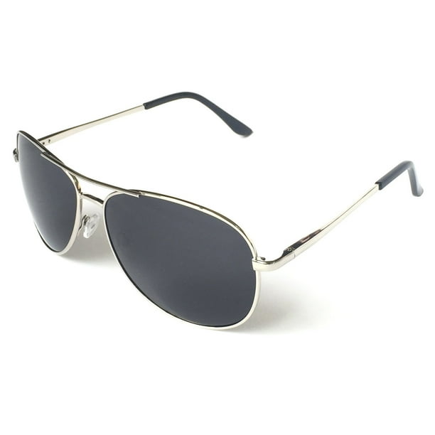 J+S Gafas de sol de aviador clásicas de estilo militar premium, polarizadas, 100% protección UV para hombres y mujeres