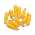 thumbnail image 1 of Unique Bargains 10Pcs T5 Wedge Yellow Car LED Light Bulb Lamp Interior 74 17 18 37 70 2721, 1 of 3