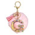 thumbnail image 1 of Globo Alfabeto Inglés Llavero Piel Letras Bolso Dulce Encanto Llaveros Lindos Encantos Resina para Mochila, 1 of 8