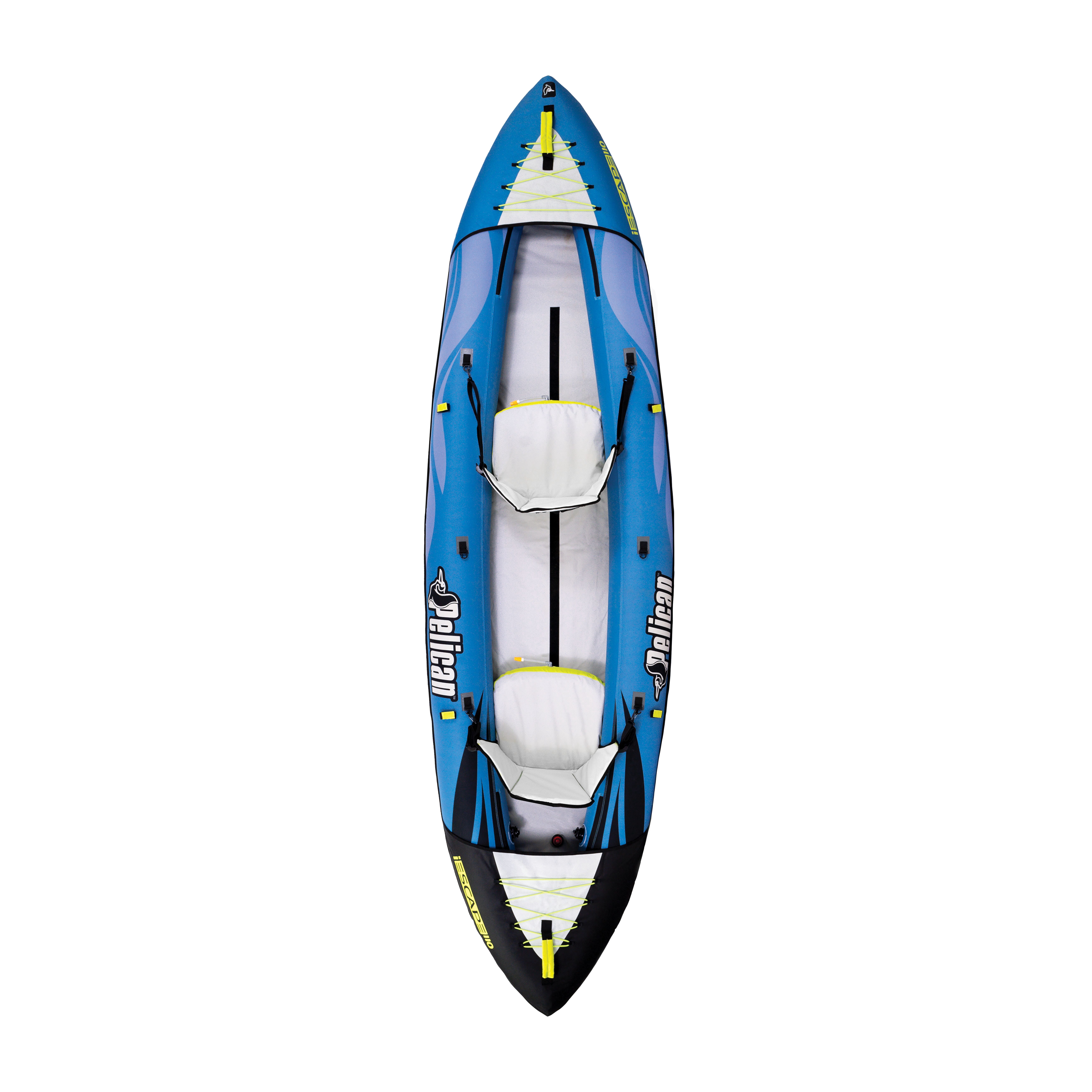 Pelican - Convertible Inflatable Tandem Kayak iESCAPE 110 - Navy Blue