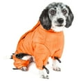 thumbnail image 2 of Waded-Plush Adjustable and 3M Reflective Dog Jacket,Sporty Orange,Medium, 2 of 5