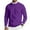 Purple, variant on GrmtClth Crewneck Sweaters for Men Breathable Knitted Sweaters Casual Classic Comfort Soft Long Sleeve Pullover Sweaters Dark Green 4XL