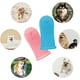 thumbnail image 5 of 2 cepillos de dientes de silicona para perros y gatos, juego de cepillos de dientes para mascotas, cepillo de dientes de silicona suave de 360 ​​° para limpieza de dientes, azul + rosa, 5 of 5