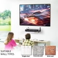 thumbnail image 3 of Wooden Floating Shelf/Projector Shelf/Modem Shelf/Router Shelf/Cable Box Wall Mount/Router Wall Mount, Projector Wall Mount Floating with Cable Ties, 3 of 5
