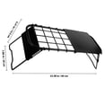 thumbnail image 2 of KONTONTY Portable Table Outdoor Grill Table Black Metal 1Set For Families, 2 of 8