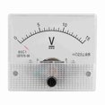 thumbnail image 2 of Analog Panel Meter, Current Voltmeter with 2.5 Accuracy Plastic DC Analog Voltage Meter for Home Experiments, DC Voltage Meter, Low Consumption, 2 of 7