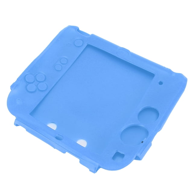 Handheld Game Console Soft Silicone Cover, Scratch Resistant with Top Bottom Screen Protector, Protecting for 2DS Controller