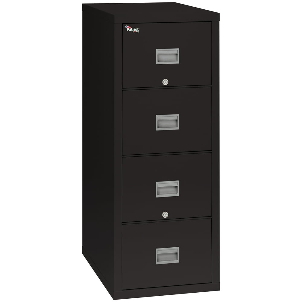 Fireking 4 Drawer 25" D Letter/ Legal Patriot Vertical fireproof File