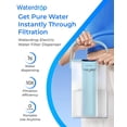 thumbnail image 2 of Restored Waterdrop Electric Water Filter Pitcher, 200-Gallon Rechargeable Water Dispenser, Instant 15-Cup Countertop System, Light Blue (Refurbished), 2 of 9