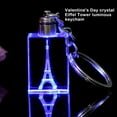 thumbnail image 2 of Key Chain Bag Pendent Luminous Functional Sweet Decor Sweet Gift Glass Keyring Souvenir Fine Workmanship Multipurpose Hanger Elegant Ornament, 2 of 6