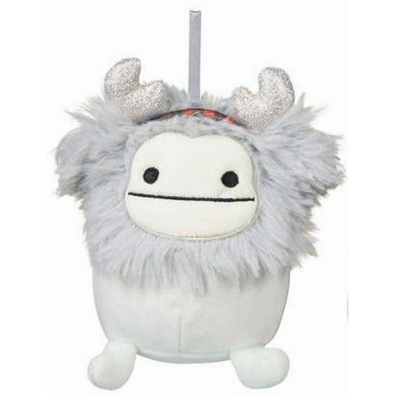 Squishmallows Official Evita the Bigfoot 4-Inch Ornament Plush