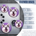 thumbnail image 4 of Gas Stove Burner Cover,Electric Stove Top Protector,Easy to Clean,Husky with Blue Eyes on a Purple Background, 4 of 7