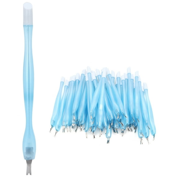 50pcs Double Head Dead Skin Cuticle Trimmer Remover Pusher Nail Cleaner Nail Art Tools