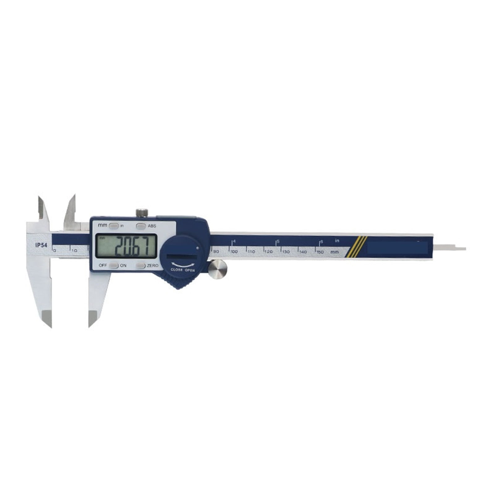 150 Mm 0.01 Mm Digital Vernier Caliper With Large Dis-play Electronic Caliper Stainless Steel Caliper Measuring Tools ,Easy to Operate