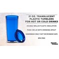 thumbnail image 3 of 21 oz. Tundra Translucent Plastic Tumblers (Blank - Blue, • 10 tumblers), 3 of 5