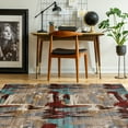 thumbnail image 4 of Illusions Volcano Beige Rug 3 x 5 Transitional Polypropylene Area Mat, 4 of 5
