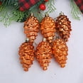 thumbnail image 4 of Cheapark 6Pcs 3.7in Plastic Christmas Tree Ornaments - Shaped Pendant Baubles, Colorful Decor for Xmas Tree & Holiday Accents, 4 of 7