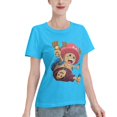 thumbnail image 2 of T-Shirt Basique à Manches Courtes pour Femmes une Pièce Chopper, 2 of 6