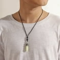 thumbnail image 5 of Teissuly Glazed Pendant Retro Hip-hop Luminous Necklace Unisex Jewelry For Men, 5 of 5