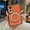 Orange, variant on For iPhone Ultra Foldable Phone Case with Ring Kickstand, Textured Hard PC Protective Cover, MagSafe Wireless Charging Compatible, Raised Camera Edge, Shockproof Anti-Scratch Design,Skyblue