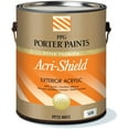 thumbnail image 1 of Porter Paints & PPG 649-40-01 A Acri-Shield Exterior Latex Semi-Gloss Ultra Deep Base Paint Paint, 1 gal - Pack of 4, 1 of 1