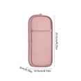 thumbnail image 3 of Double Layer Large Capacity Pencil Case,Fashion Aesthetic Canvas Stationery Bag for Make-up Brush & Stationery Supplies Storage,Office Desk Organizer Bag,Pink, 3 of 7